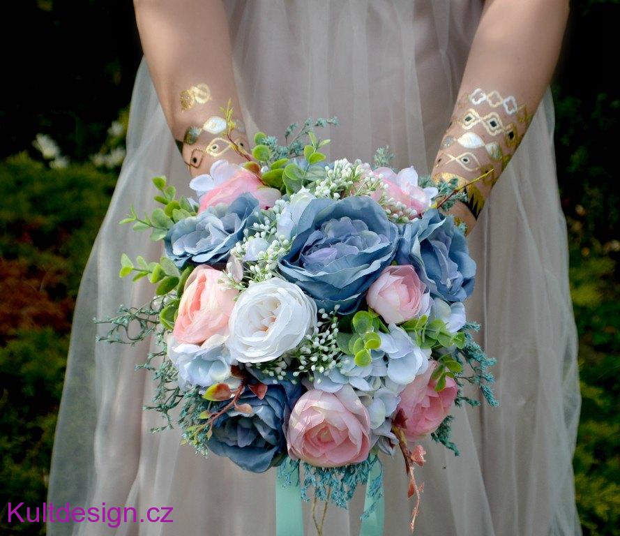 Svatební kytice Andis a korsáž