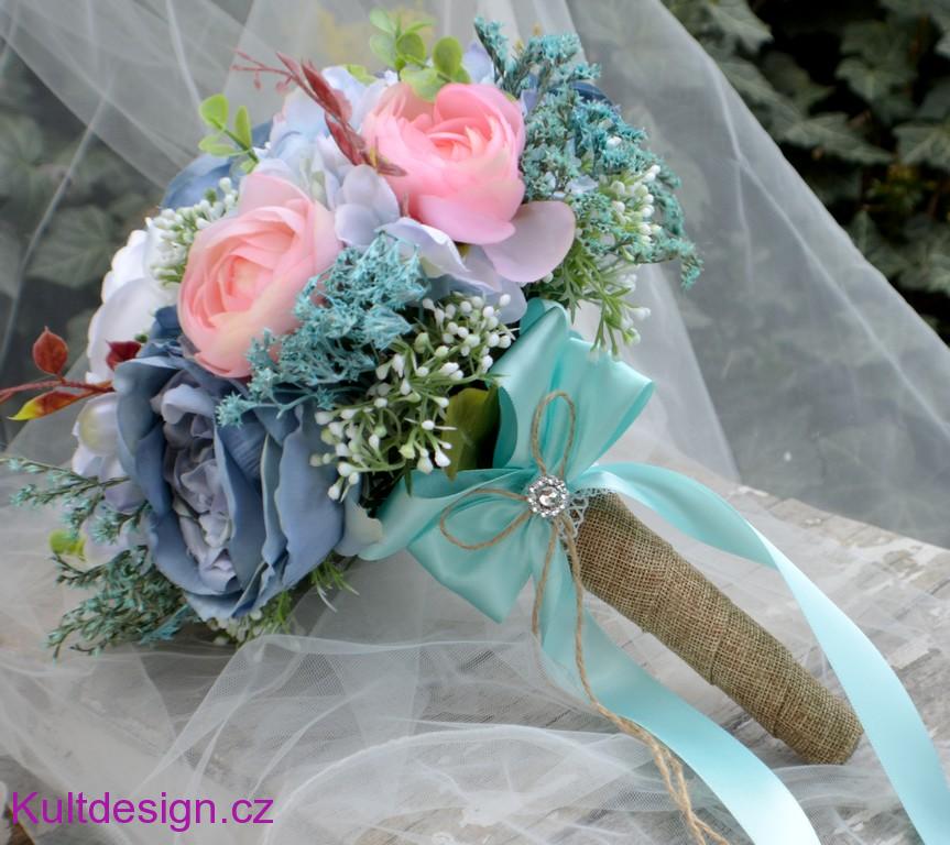 Svatební kytice Andis a korsáž