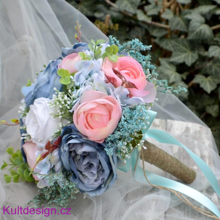 Svatební kytice Andis a korsáž