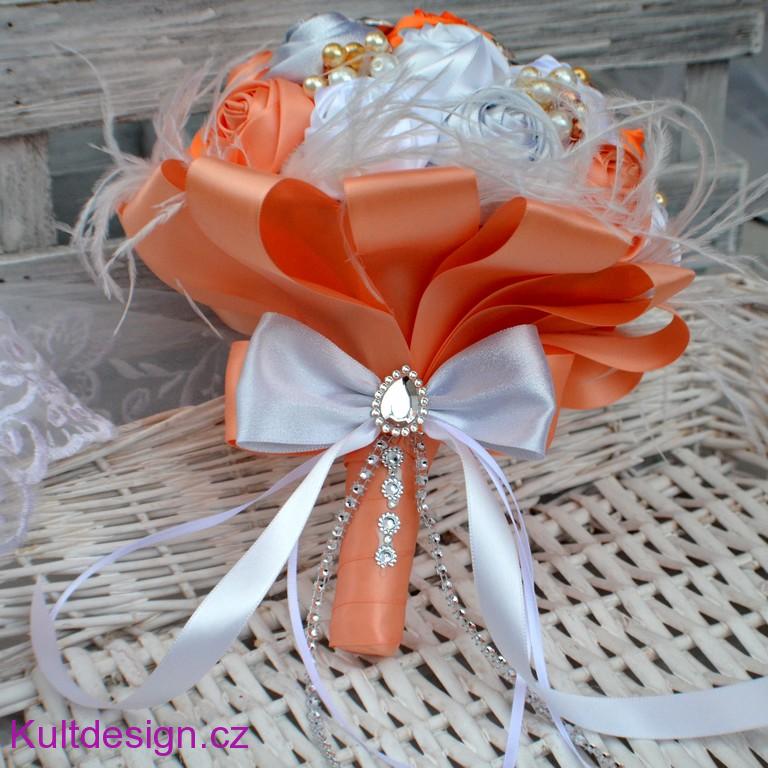 Brožová kytice Salmia  + korsáž