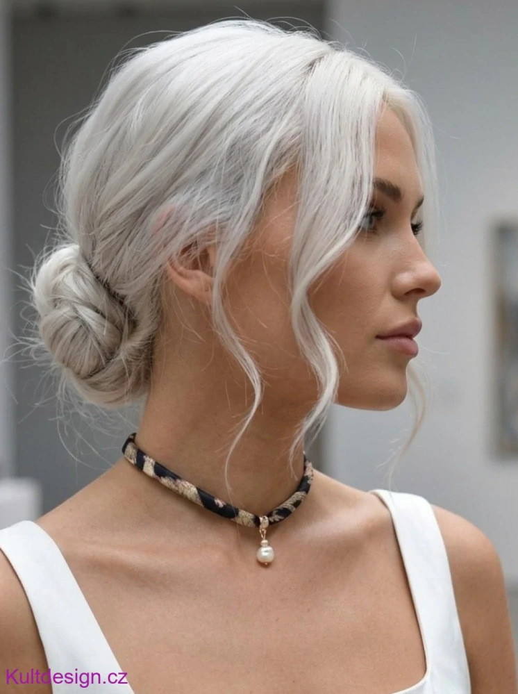 Choker náhrdelník s leopardím vzorem perlička