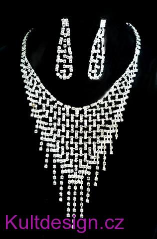 Svatební souprava štrasová bizuterie shop