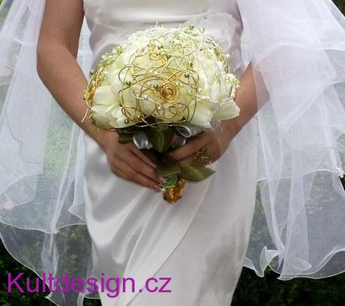 Svatební kytice Tulipány milují martini + korsáž