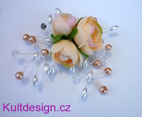 Svatební spona do vlasů Janine