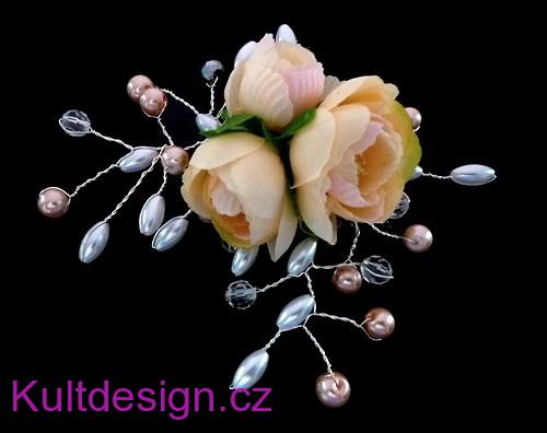 Svatební spona do vlasů Janine