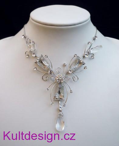 Souprava večerní  bižuterie