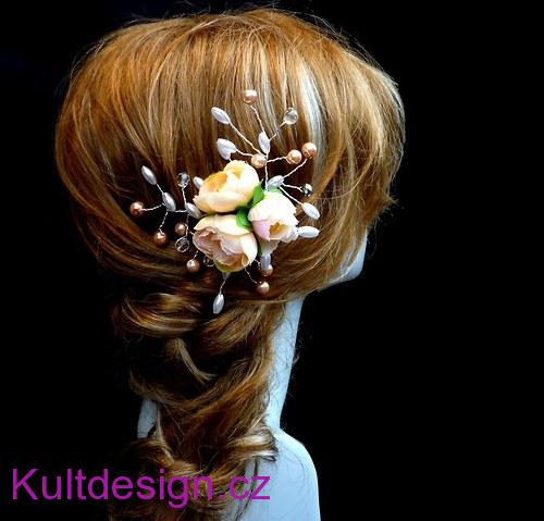 Svatební spona do vlasů Janine