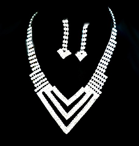 Svatební souprava štrasová bizuterie shop