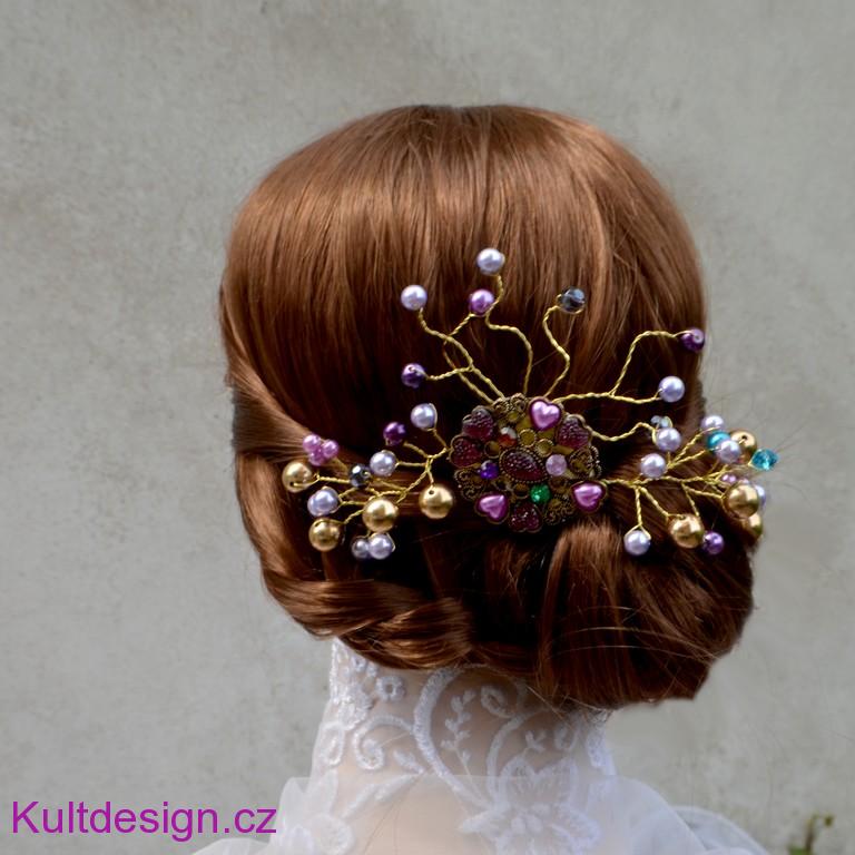 Svatební spona do vlasů 