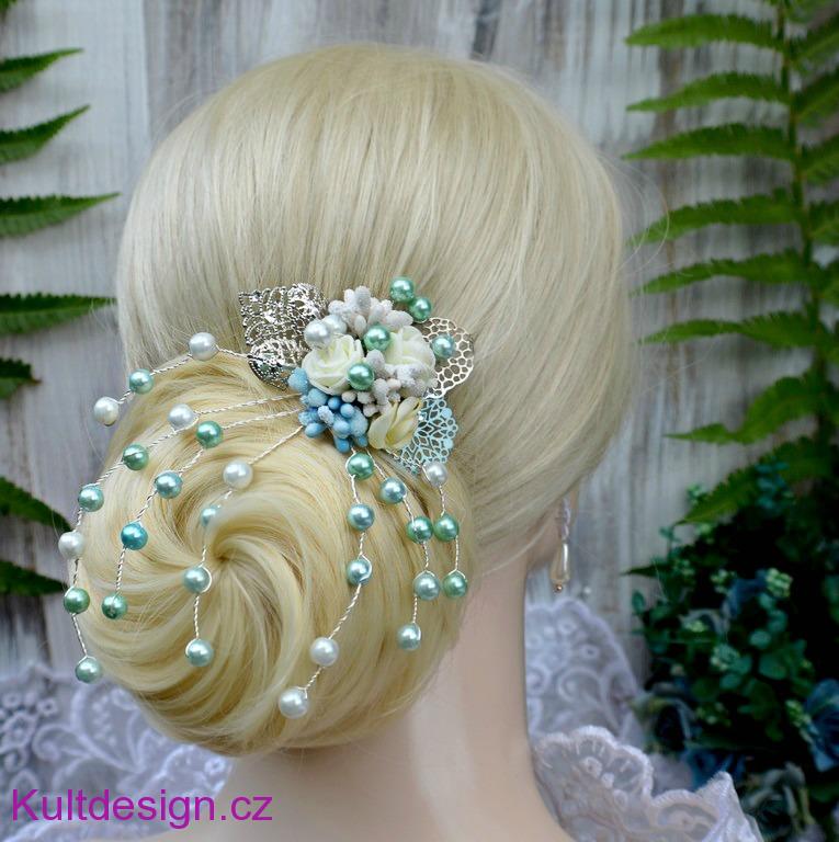 Svatební spona do vlasů La Mina