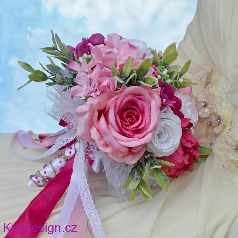 Svatební set  Fuchsia 8 kusů