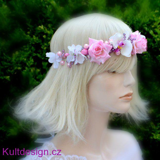 Svatební věneček do vlasů
