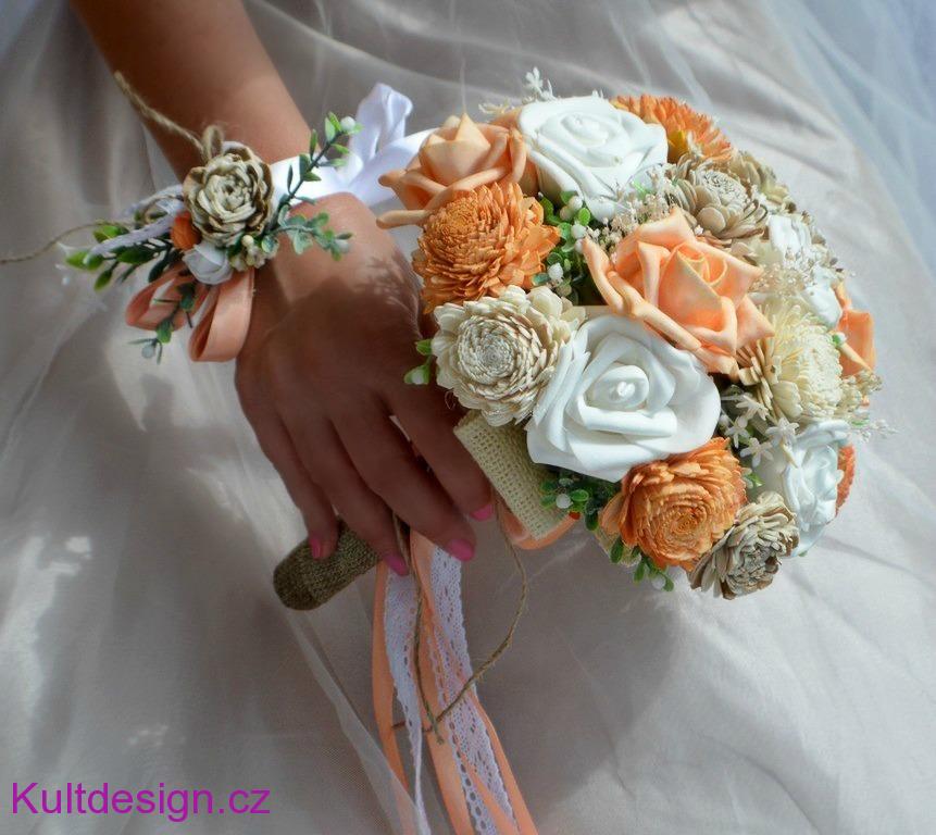 Sada svatebních náramků 3 ks