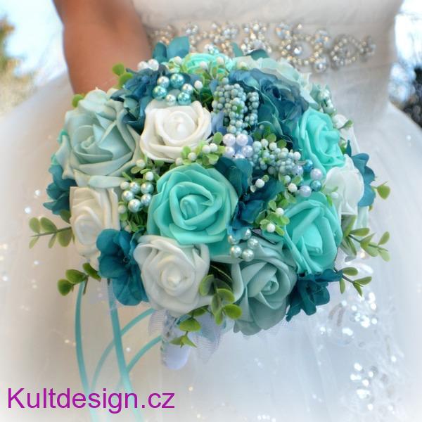 Svatební set Miranda tyrkys 10 ks