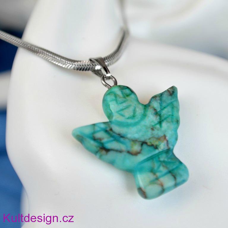 Náhrdelník s andělem štěstí