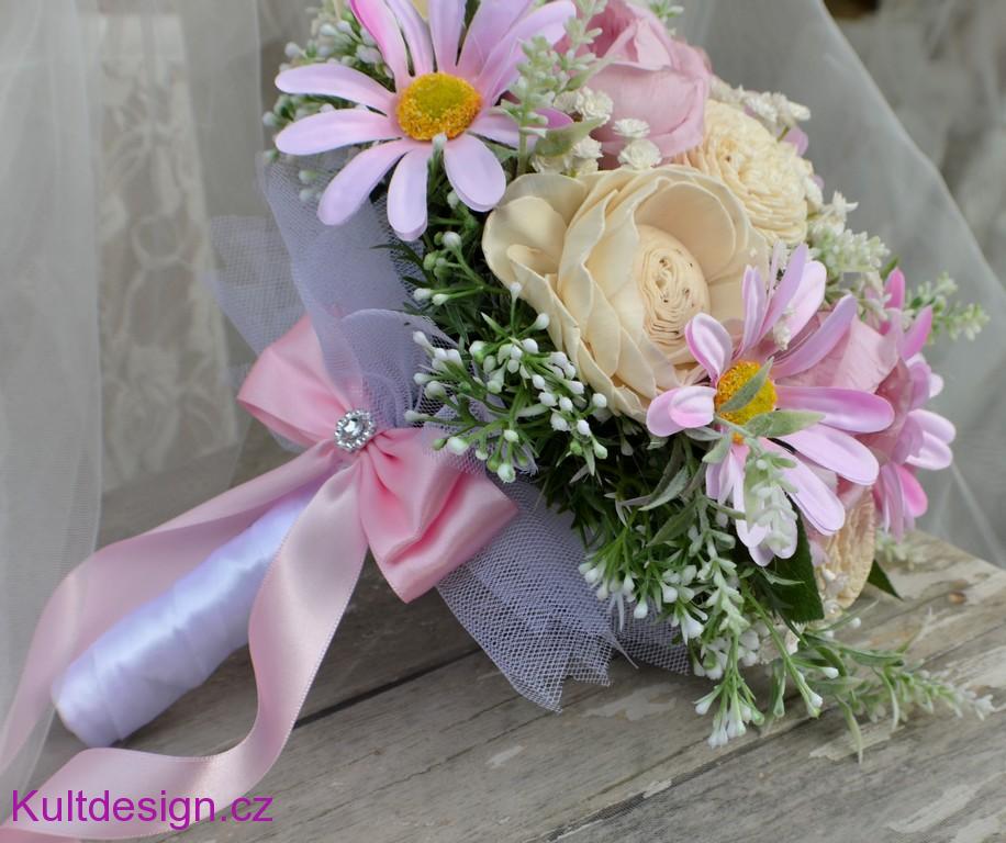 Svatební kytice Sofie Anna  a korsáž