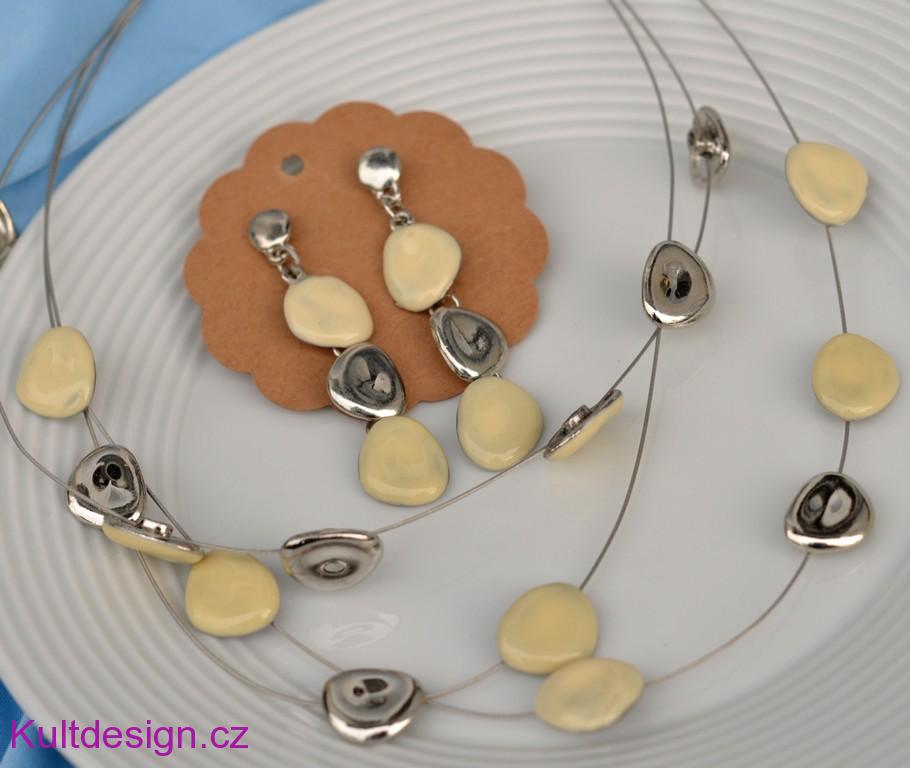 Souprava bižuterie náhrdelník a náušnice