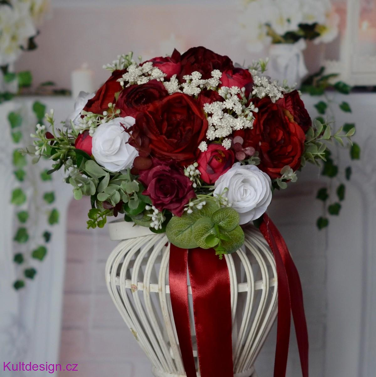 Svatební kytice Bertina  a korsáž