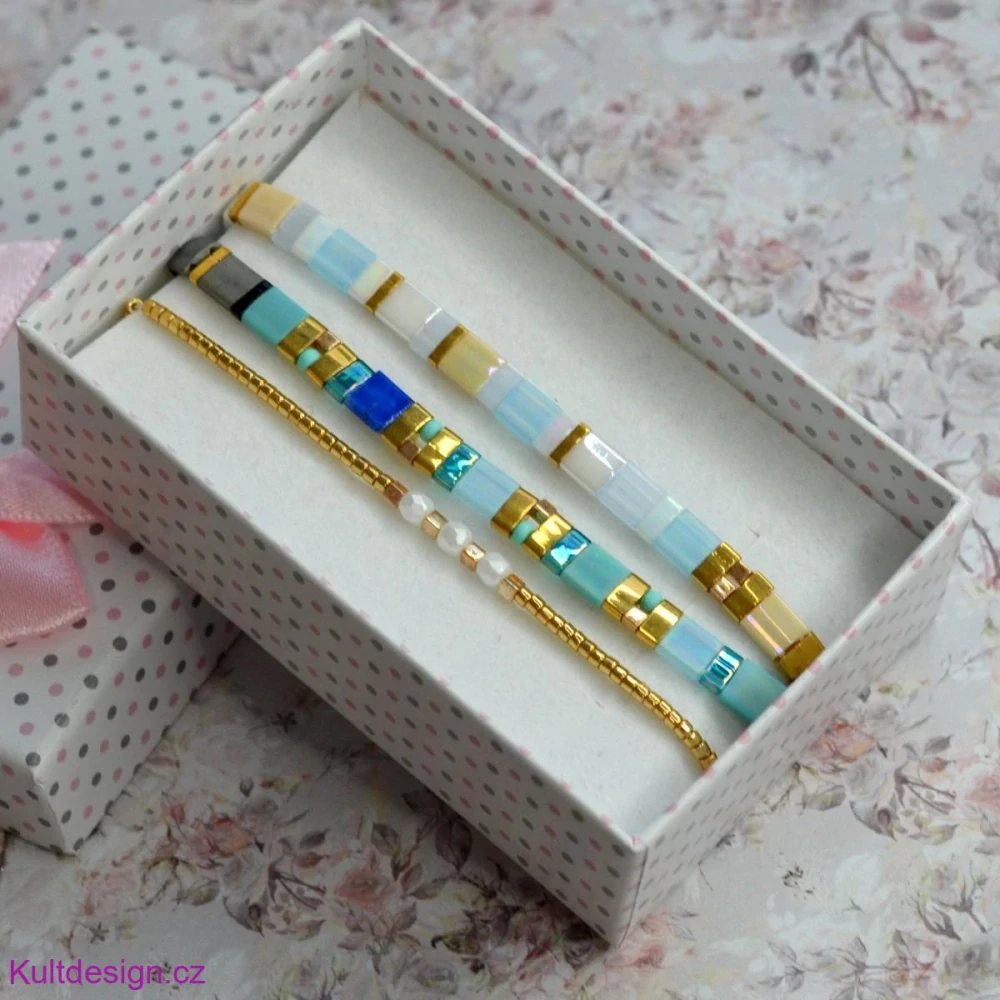 Sada Miyuki náramků 3 kusy
