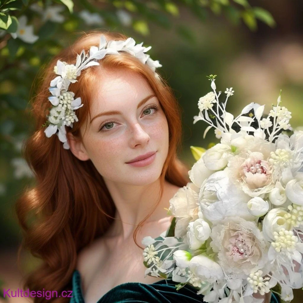 Menší kytice Lenni 24 cm