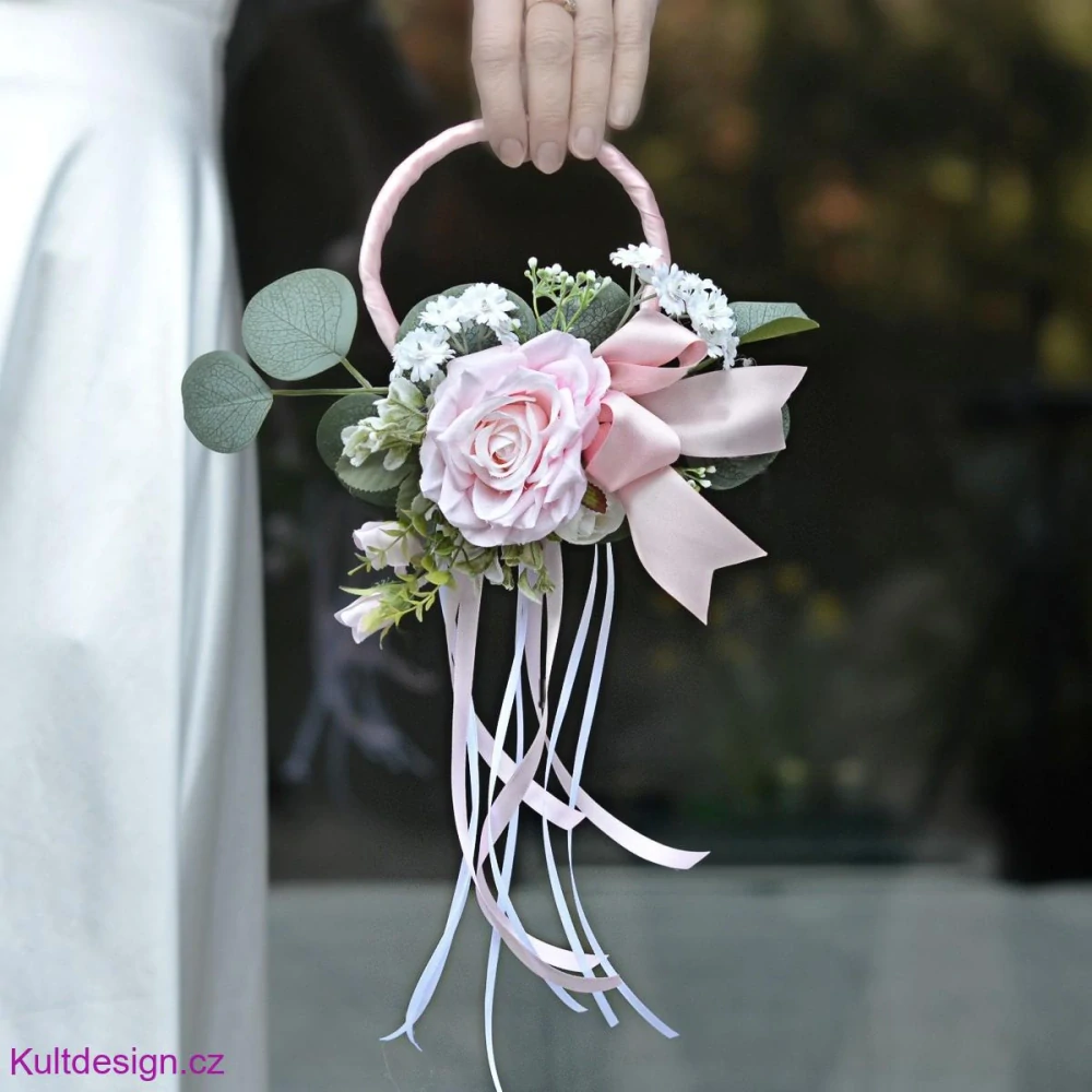 Kytice pro družičky růžová