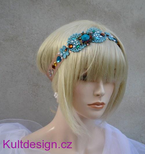 Svatební stuha do vlasů 