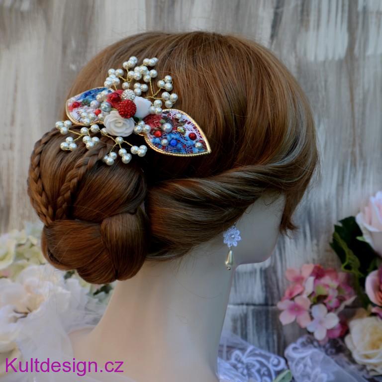 Svatební spona do vlasů La Brodere