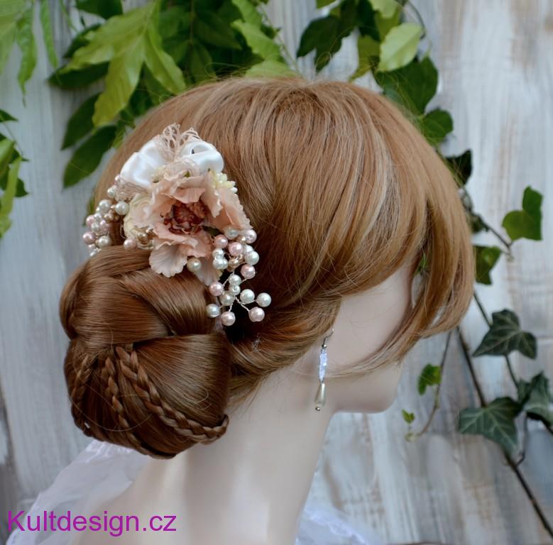 Svatební spona do vlasů Chic