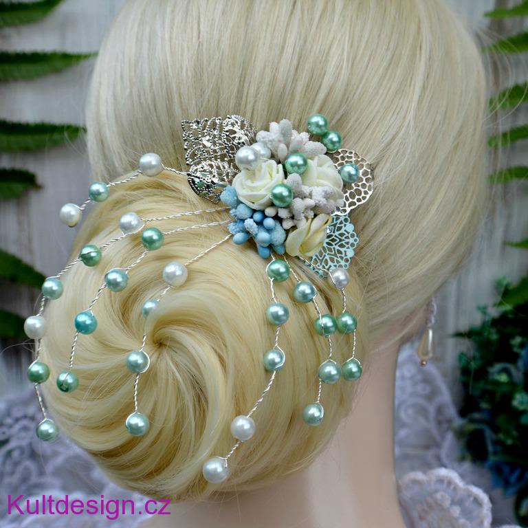 Svatební spona do vlasů La Mina