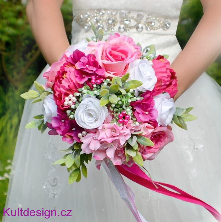 Svatební set  Fuchsia 8 kusů