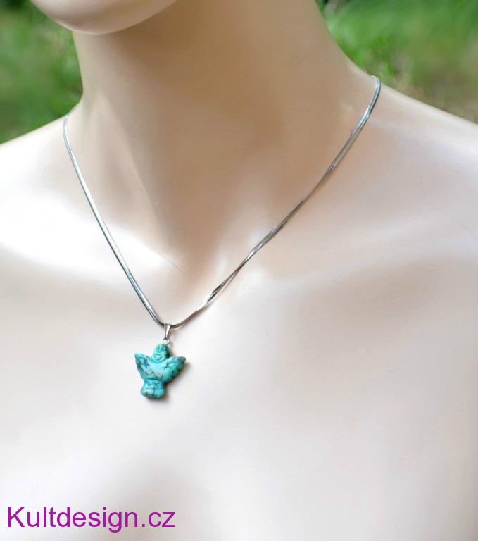 Náhrdelník s andělem štěstí