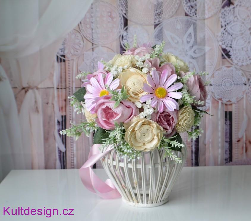 Svatební kytice Sofie a korsáž