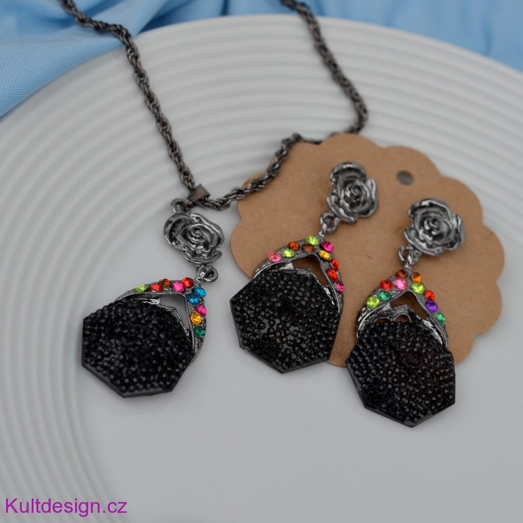 Souprava bižuterie náhrdelník a náušnice