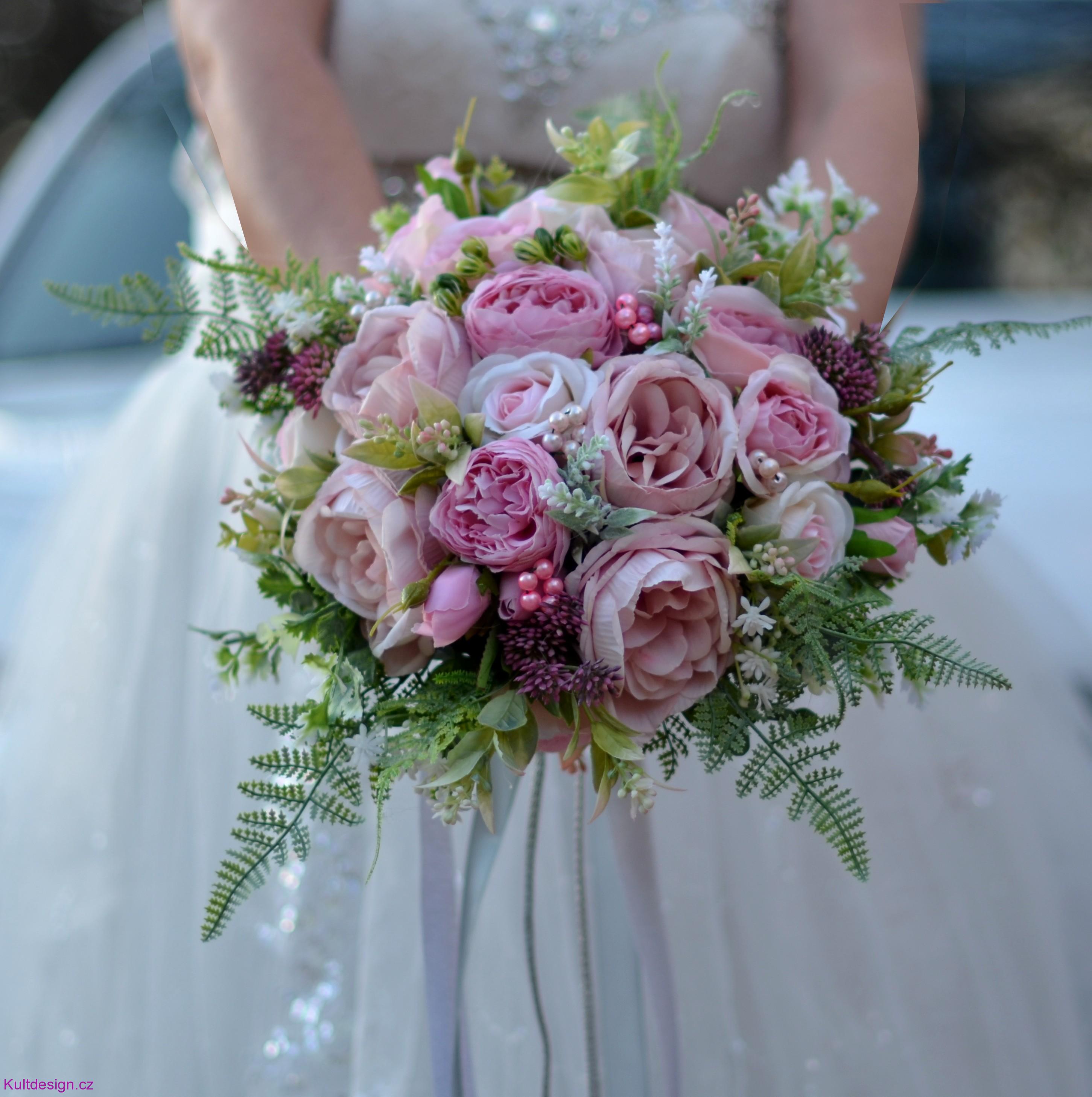 Svatební kytice Sandryn a korsáž