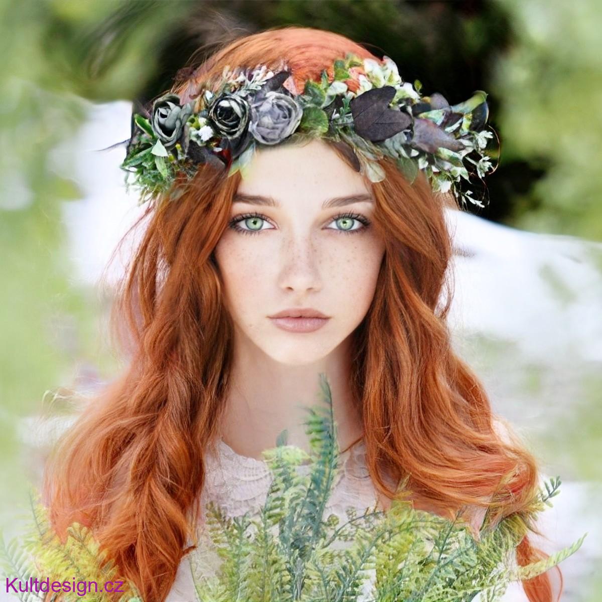 Greenery věneček do vlasů 
