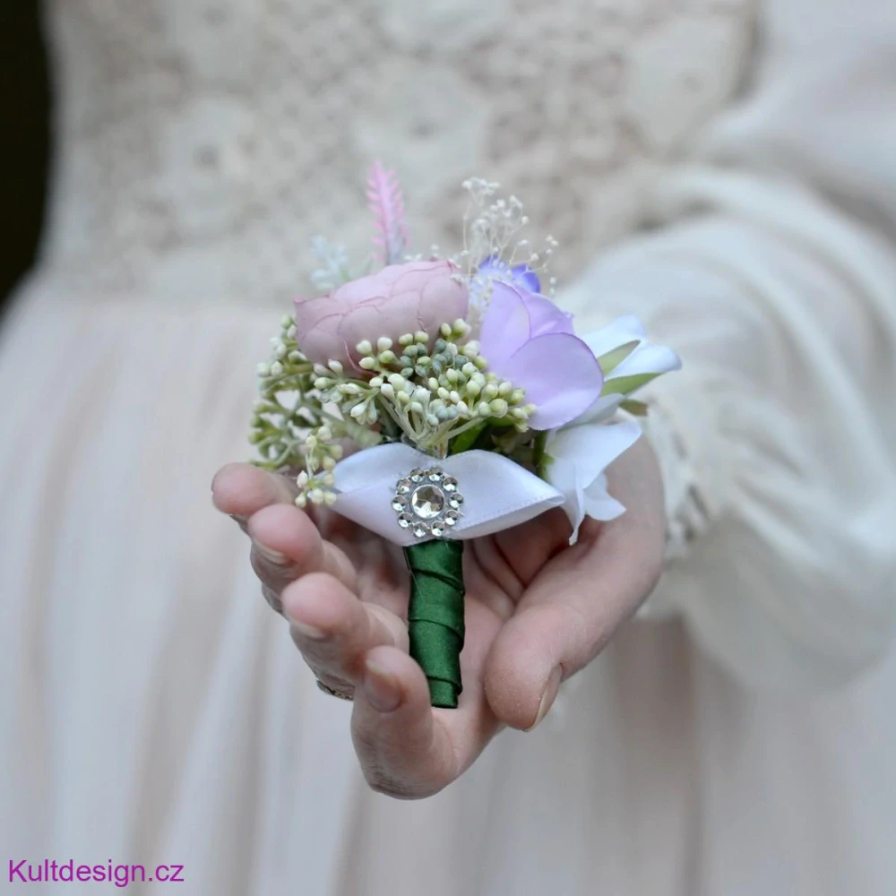 Svatební kytice Sia a korsáž