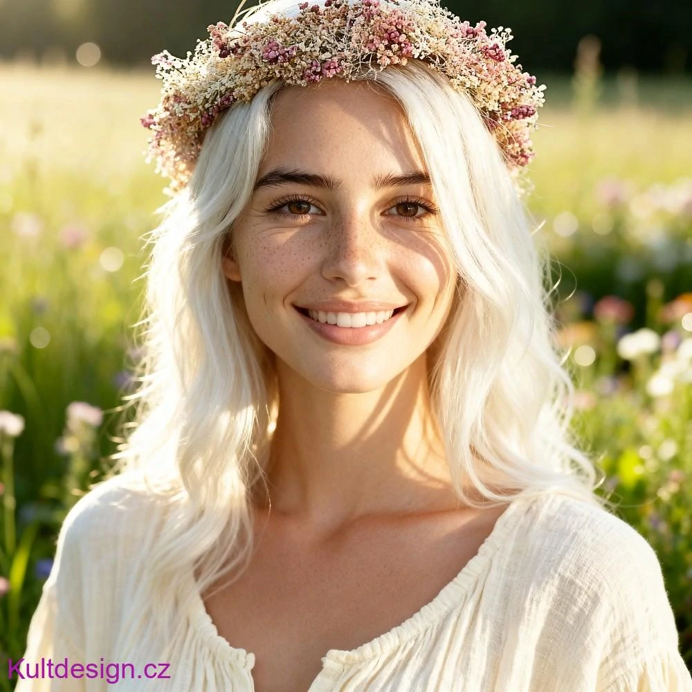 Něžný svatební věneček z nevěstina závoje 
