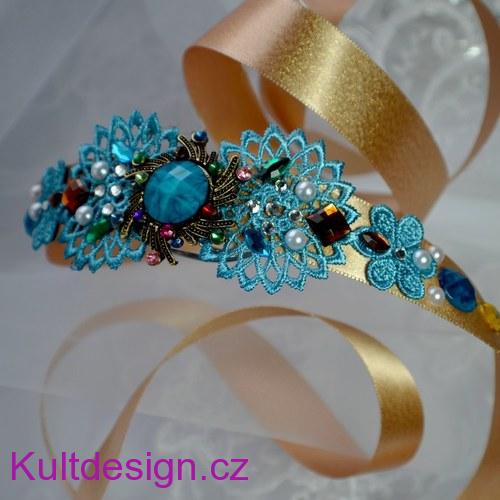 Svatební stuha do vlasů 