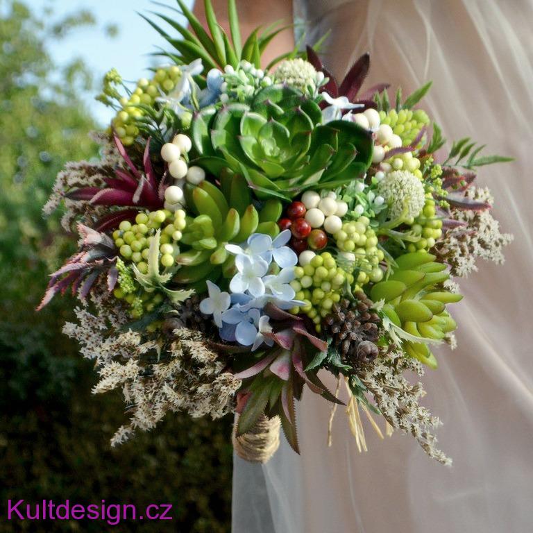 Svatební kytice Suisinwea a korsáž 