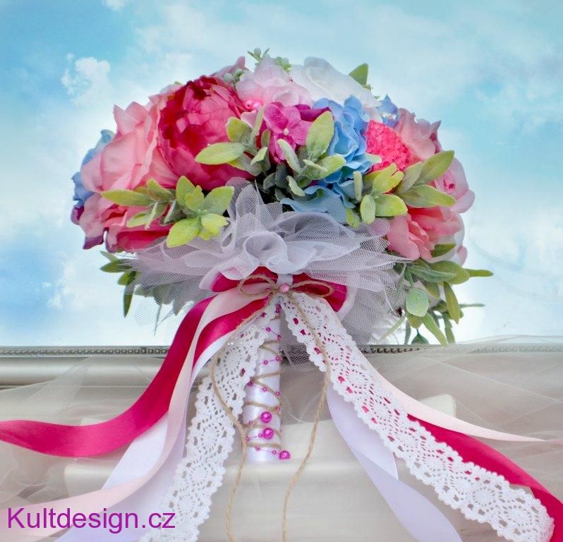 Svatební set  Fuchsia blue 8 kusů