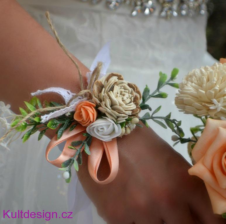 Sada svatebních náramků 3 ks