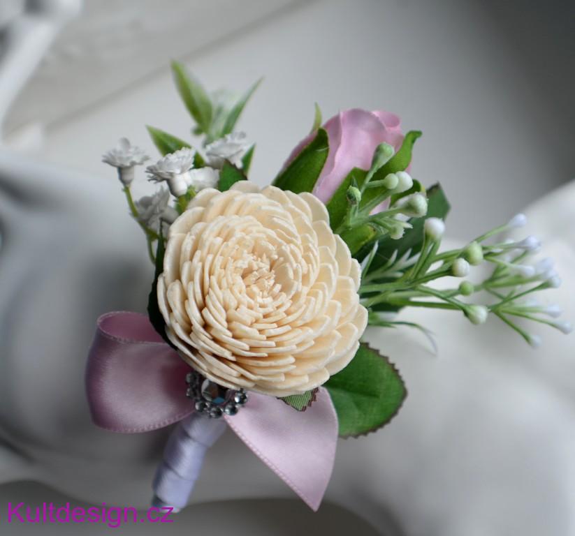 Svatební kytice Sofie a korsáž