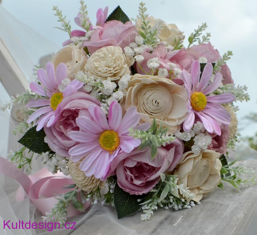 Svatební kytice Sofie Anna  a korsáž