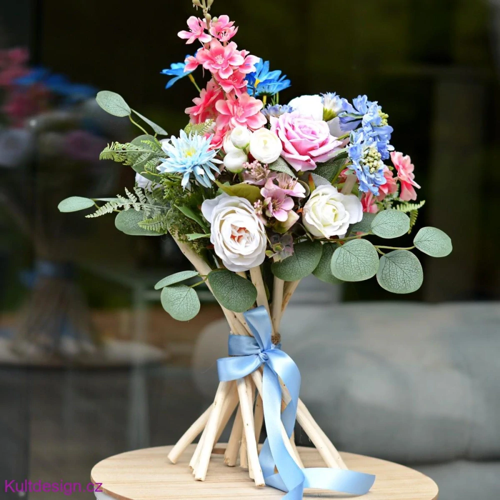 Dekorační kytice umělé květiny