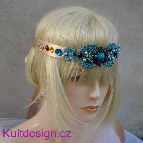 Svatební stuha do vlasů 