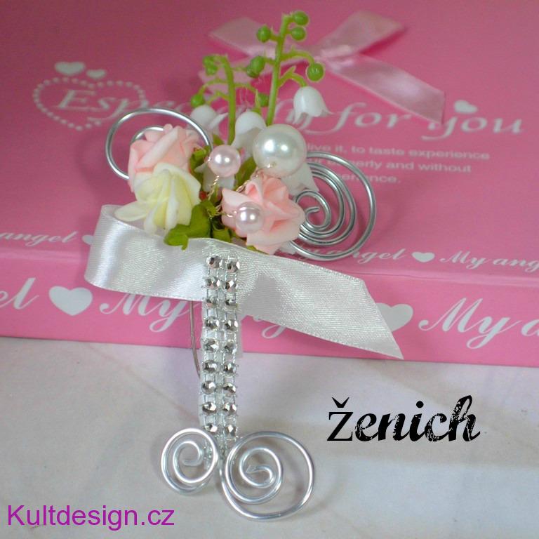 Svatební set Růže po dešti 10 kusů