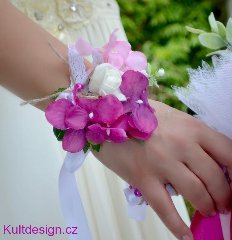 Svatební set  Fuchsia 8 kusů