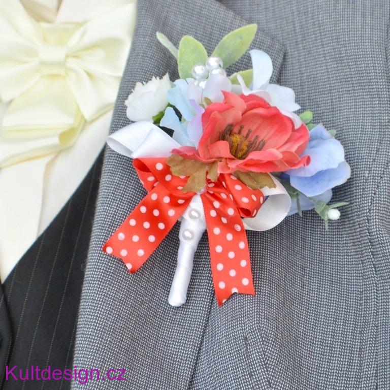 Svatební kytice Paris a korsáž