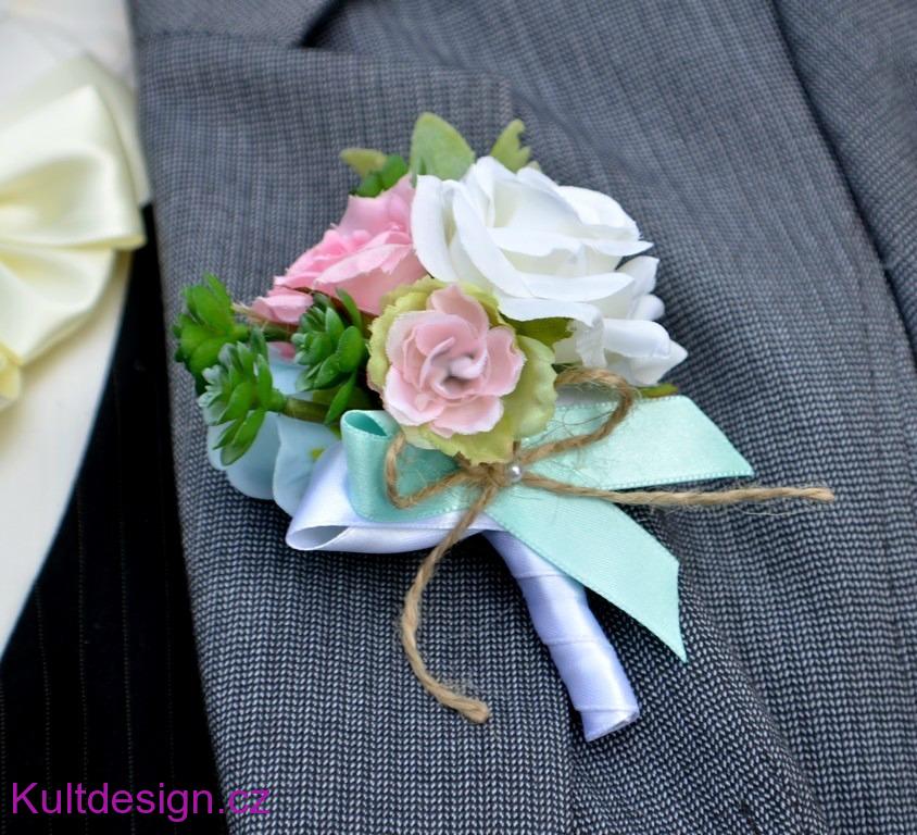 Svatební set Taria sukulent 7 kusů