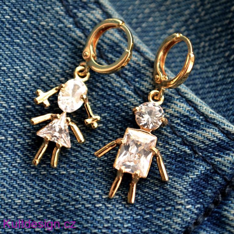 Svatební náušnice My dva spolu